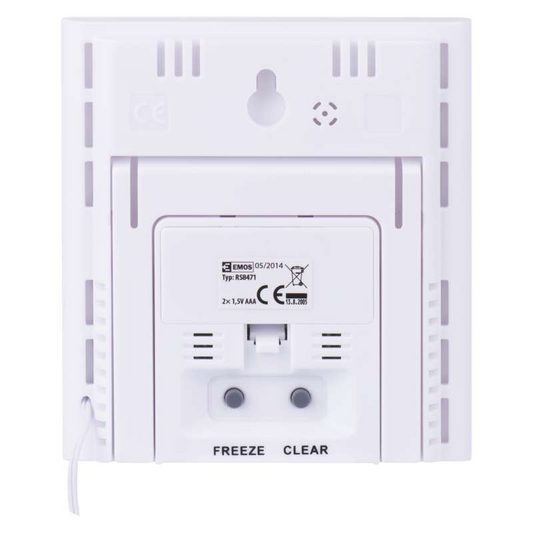 EMOS Digitális hőmérő vezetékes, fehér